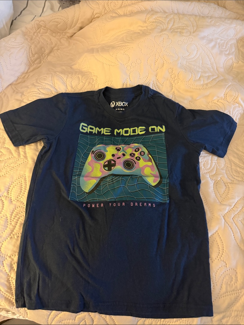 Xbox Youth Navy 'Game Mode On' Controller Graphic Tee